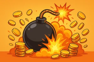 تصویر کارتونی از معیارهای انتخاب بهترین سایت بازی انفجار با ضریب بالا برای سایت‌های شرط‌بندی