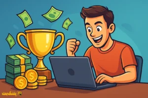 تصویر کارتونی با موضوع بهترین سایت های شرط بندی خارجی 2025