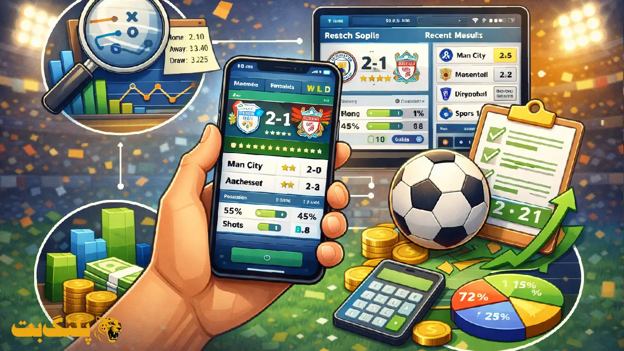 ابزارهای آنالیز فوتبال برای شرط بندی در اپ