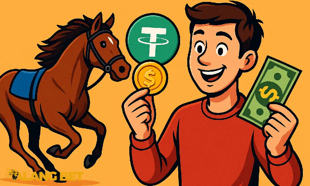 شرط بندی اسب دوانی با تتر و دلار