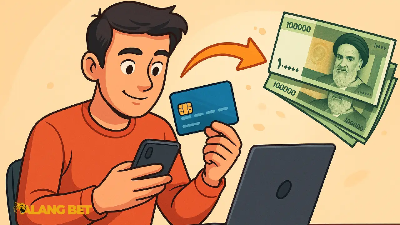 شارژ حساب سایت شرط بندی با کارت به کارت