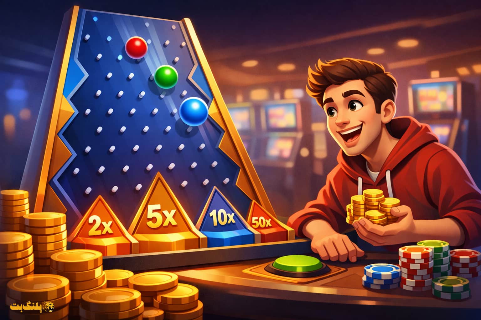 آموزش کامل بازی پلینکو | راهنمای گام‌ به‌ گام از شروع تا برداشت سود