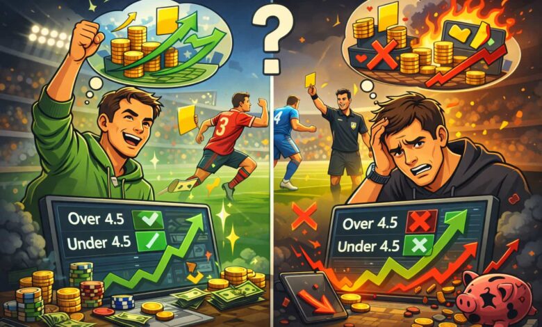 روش شرط بندی روی تعداد کارت زرد در فوتبال | آموزش کامل + استراتژی حرفه‌ای