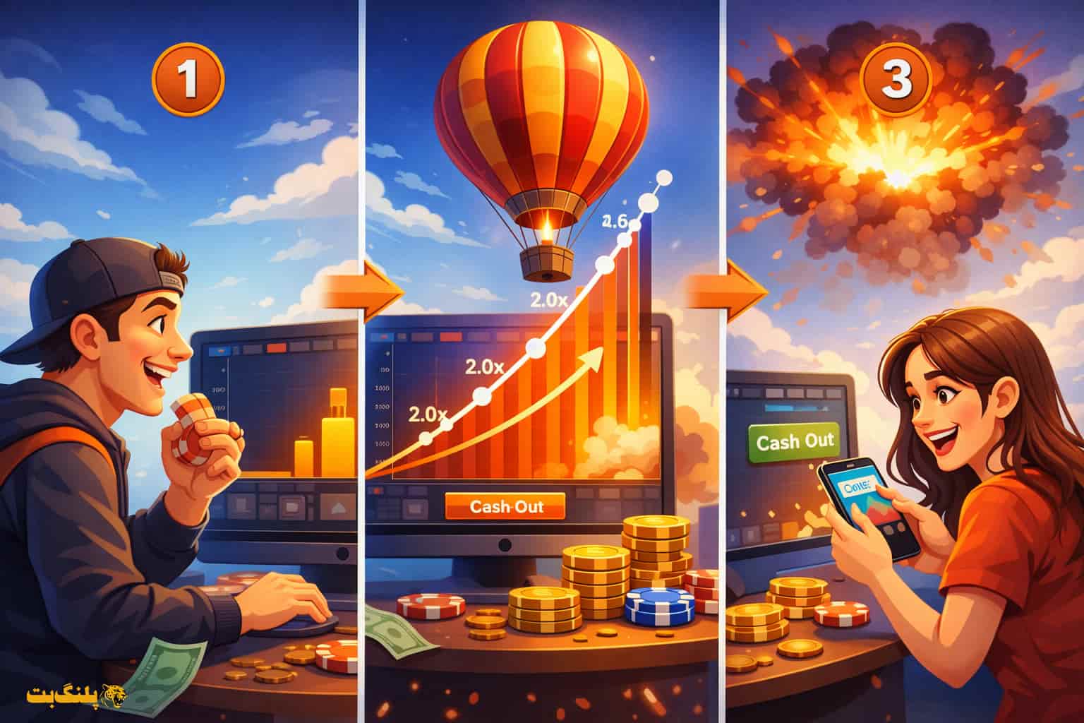 آموزش کامل نحوه انجام بازی بالن؛ از اولین شرط تا برداشت سود