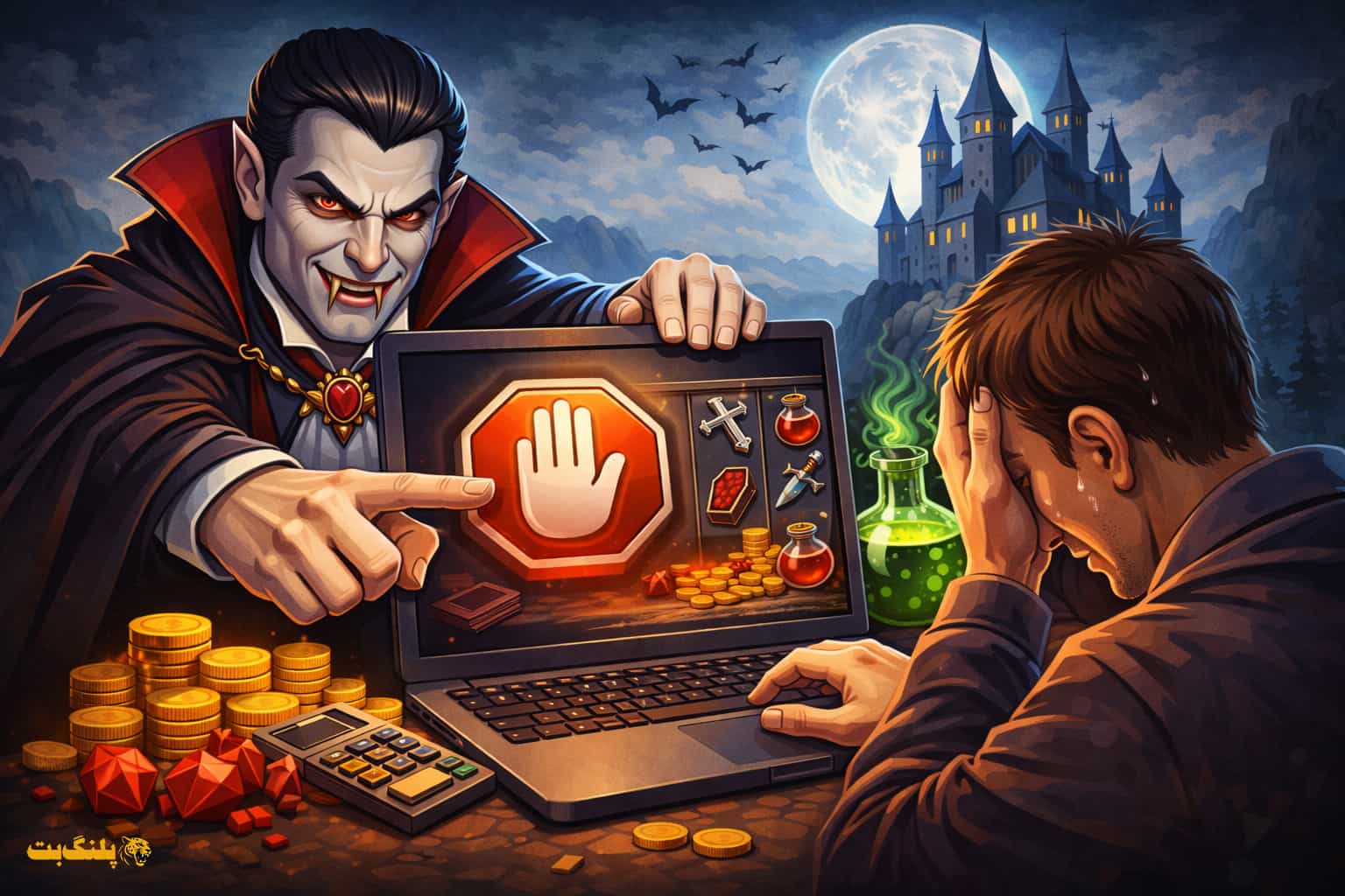 چه زمانی باید بازی خون آشام را متوقف کرد؟